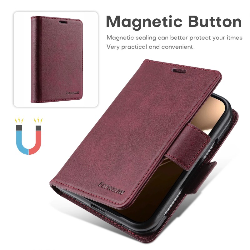Business Leather Wallet Card S - Leather Wallet Card Holder Phone Cover review and price