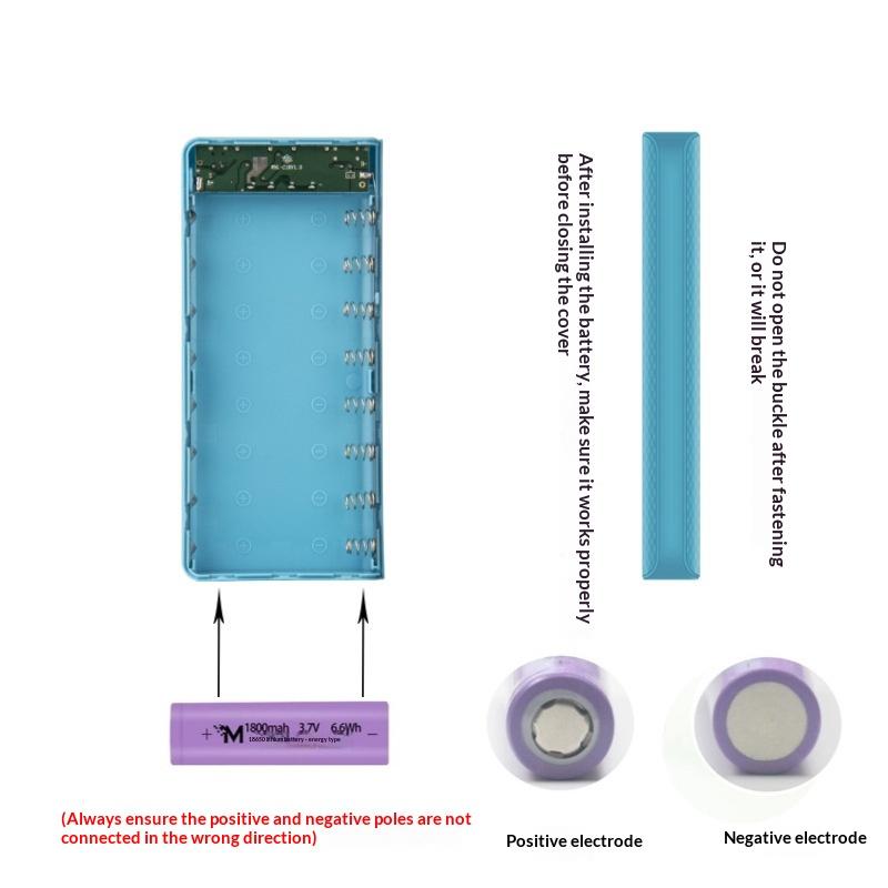 DIY 8*18650 Battery Power Bank - Power Banks review and price
