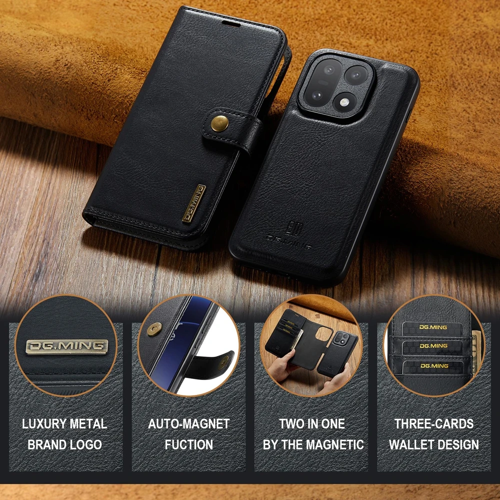 2 in 1 Magnetic Flip Leather C - Leather Wallet Card Holder Phone Cover review and price